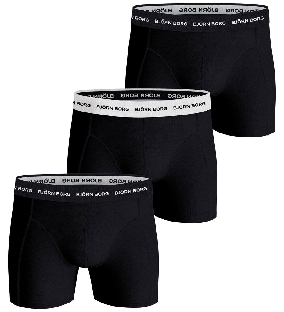 Björn Borg Baumwolle Stretch Boxershorts Herren (3-pack)