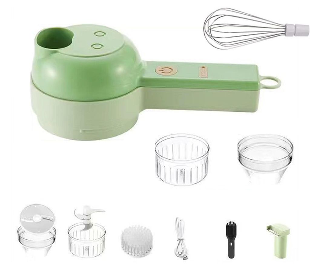 Elektrischer Mini-Knoblauchschneider, elektrischer Gemüseschneider, tragbarer Knoblauch-Ingwer-Zerkleinerer, vielseitiges Küchengerät D