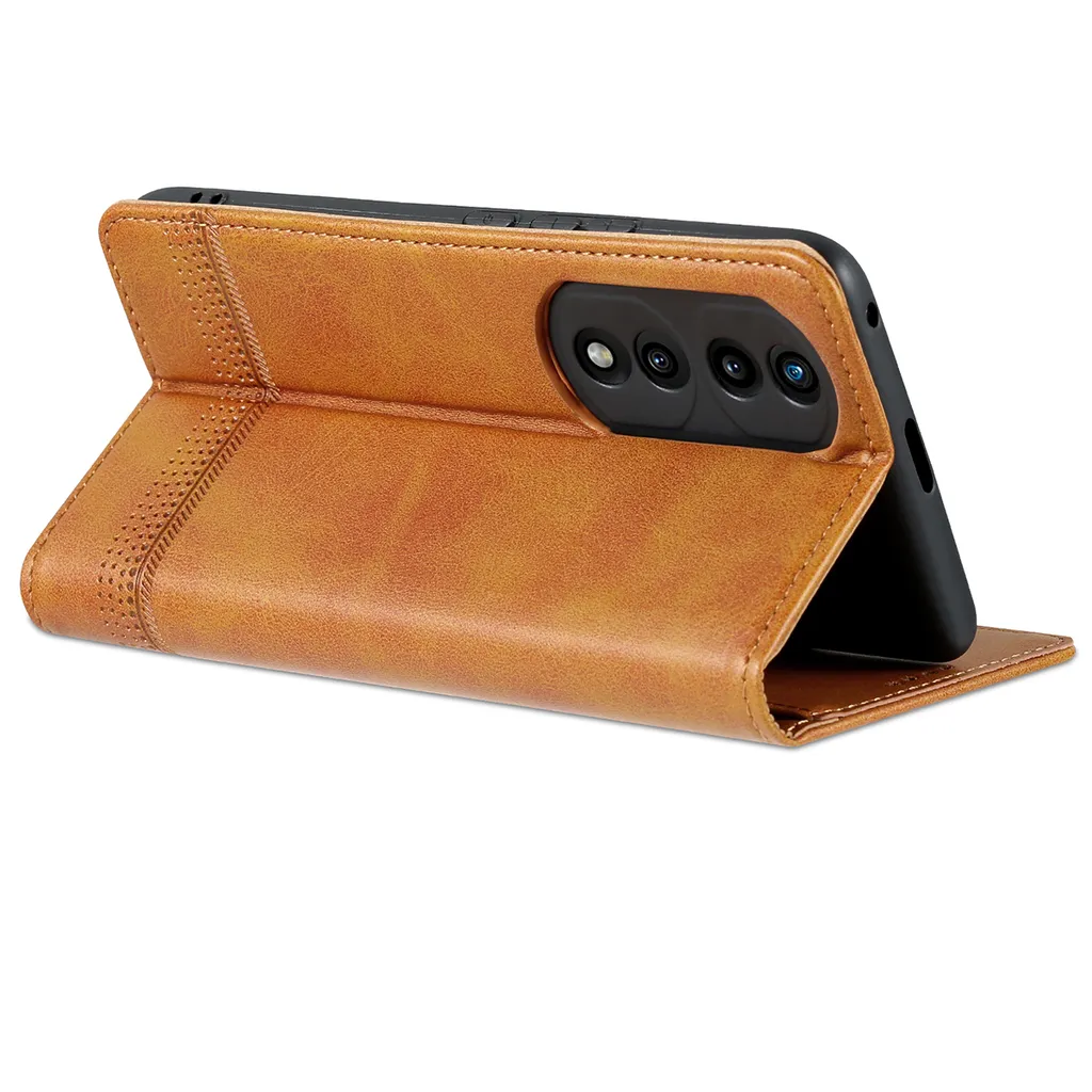 Cover Custodia Folio in Pelle per Honor 90, Premium PU/TPU Portafoglio