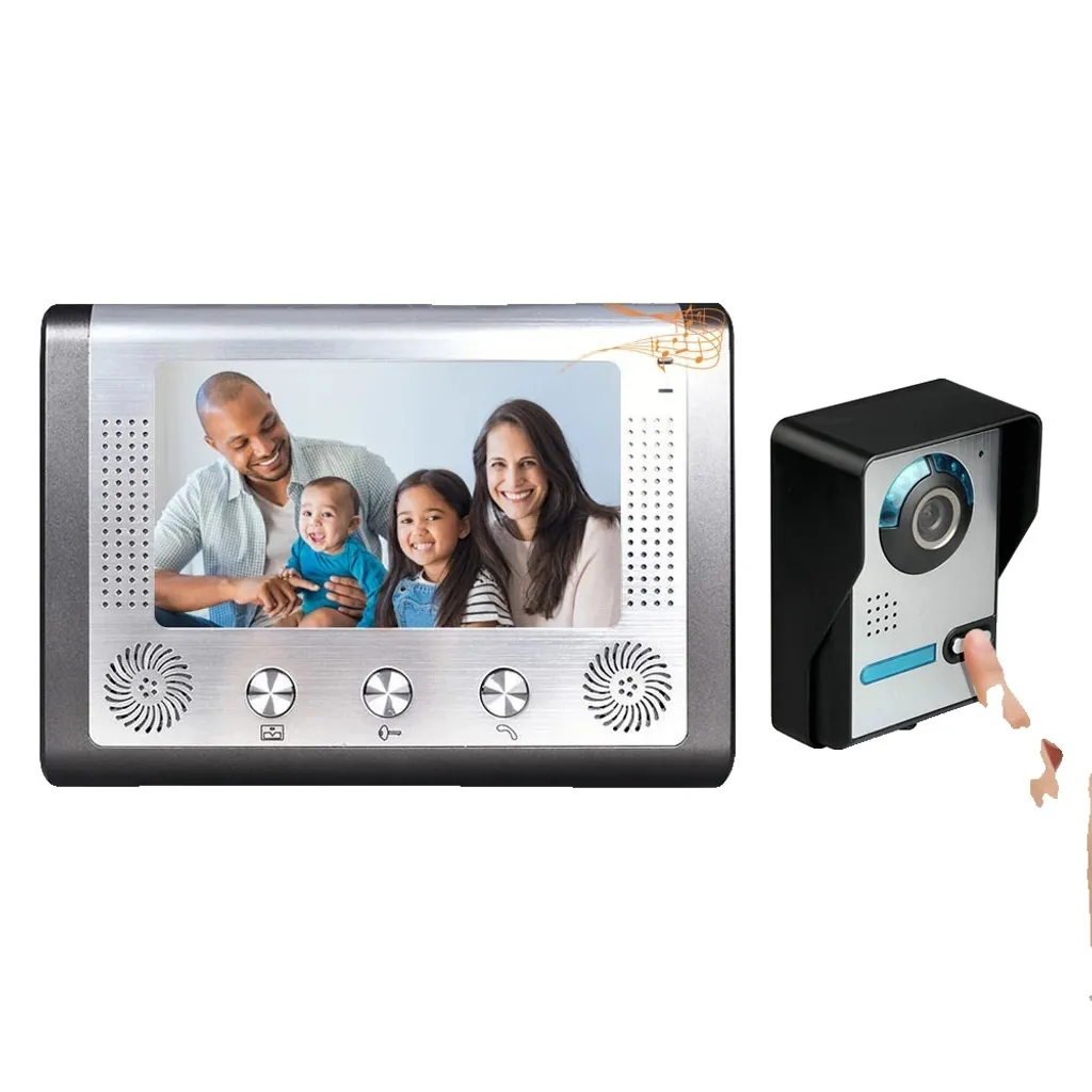 Interphone vidéo filaire 7 pouces : fini les doutes devant votre porte