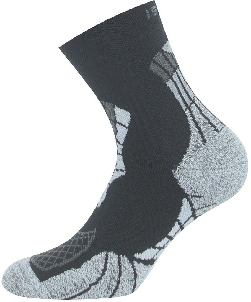 Laufsocken mit verstärkten Zonen gegen Druckstellen, antibakteriell, breites Bündchen