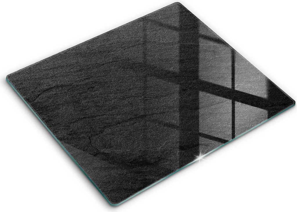 Abdeckung Glas - Küchenabdeckung - 60x52 cm - Abdeckplatte -Steinstruktur