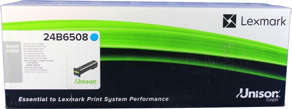 Lexmark Tonerpatrone - 24B6508 - cyan - 20.000Seiten Produktbild 