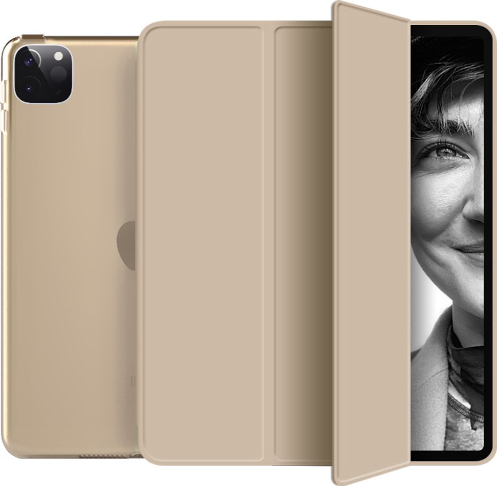 Für Apple iPad Pro 11" 4./3./2. Generation 2022 2021 2020 Smart Cover Schutz schlanke Hülle Tasche Etui Case Schutzhülle - GOLD - Ständerfunktion