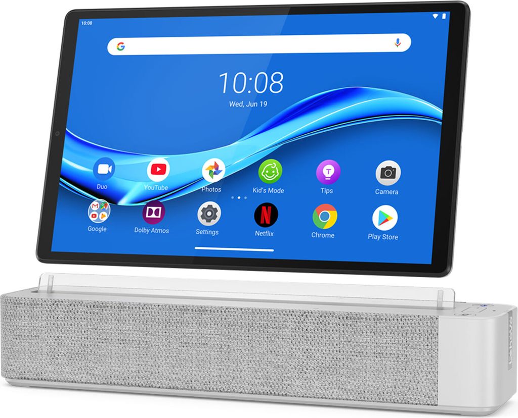 Lenovo Smart Tab M10 Plus 32 GB Silber Android Tablet 10,3" Produktbild 