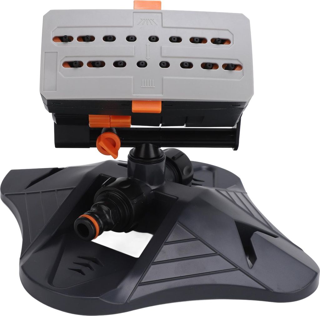 16-Loch-Rasensprenger Automatic Swing Garden Water Sprinkler mit 4 Spray Modes Flow Adjustable Lawn Irrigation System for Yard