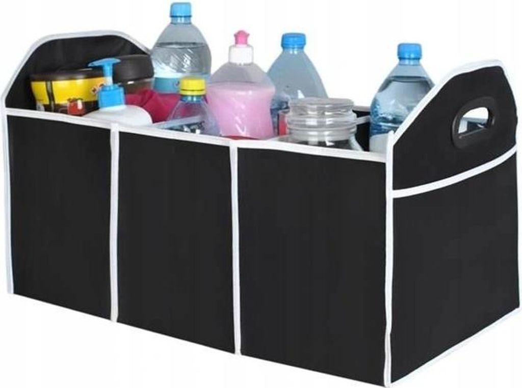 Verk Organizer do walizki 55 x 32 x 32 cm czarny Zdjęcie produktu 