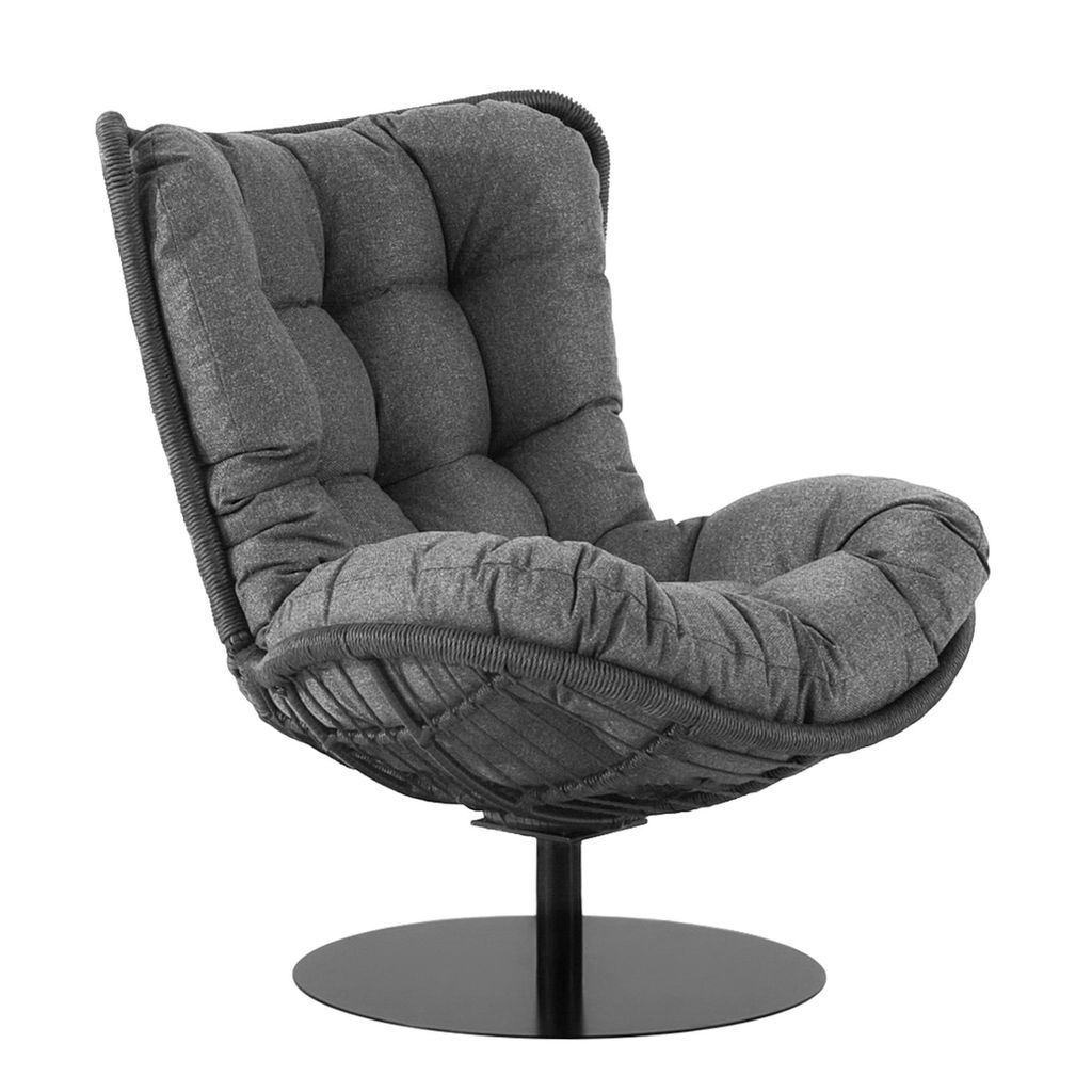 di volio Gartensessel SALO - schwarz, Lounge Sessel aus Produktbild 