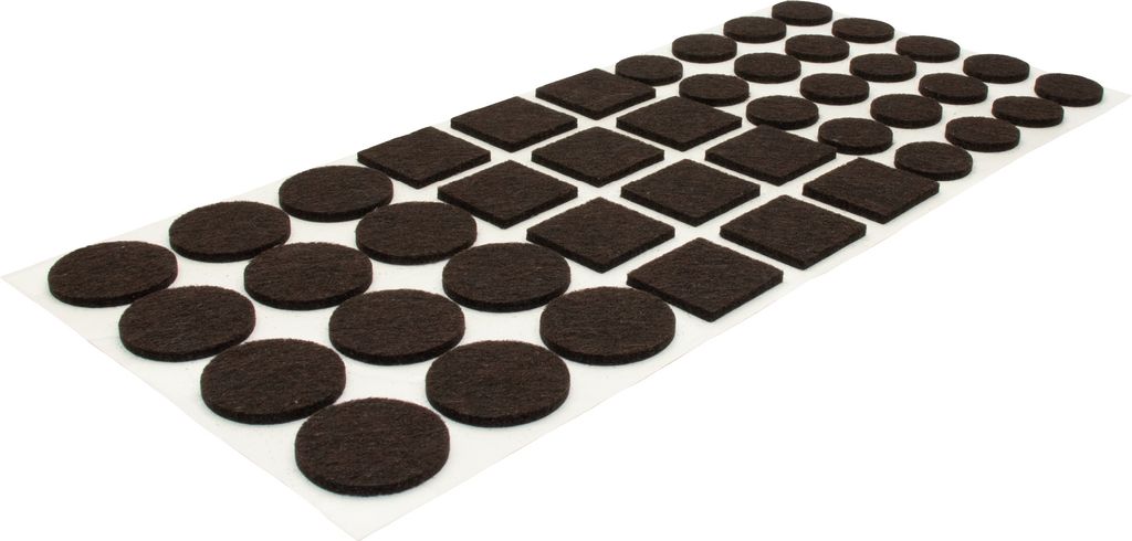 WAGNER Filzgleiter Pack 44tlg. - Pads 20x Ø 20 x 3 mm, 12x Produktbild 