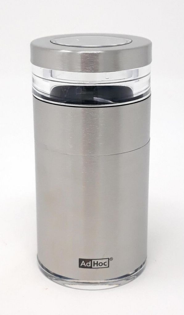 AdHoc Molto Pfeffer- oder Salzmühle, Ceramic Mahlwerk CeraCut, Gewürzmühle, 9 cm, Edelstahl / Kunststoff, MP09