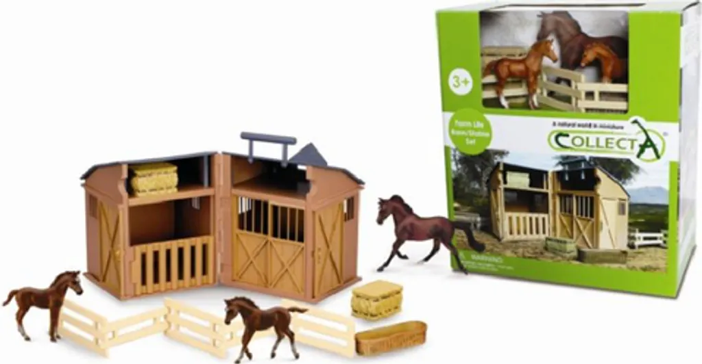 Étable interactive avec figurines d'animaux et enclos modulable - 2