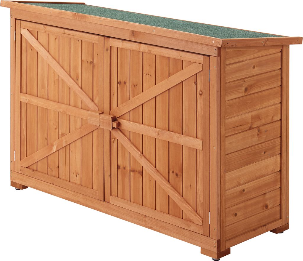 Geräteschrank Kerteminde 88 x 128 x 50 cm Kaminholzlager Produktbild 