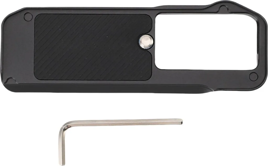 Plaque de base changement rapide caméra X M5 en alliage noir robuste