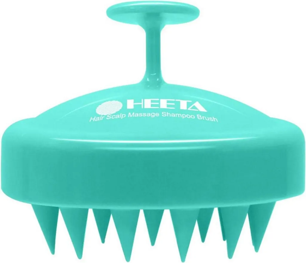 HEETA Spazzola Massaggiante Verde: Dolcezza per Capelli Bimbi e Adulti