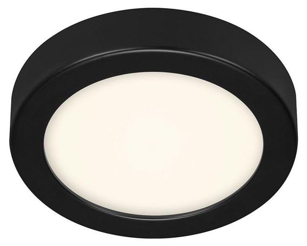 LED Deckenleuchte Deckenlampe 12W schwarz Metall-Kunststoff Produktbild 
