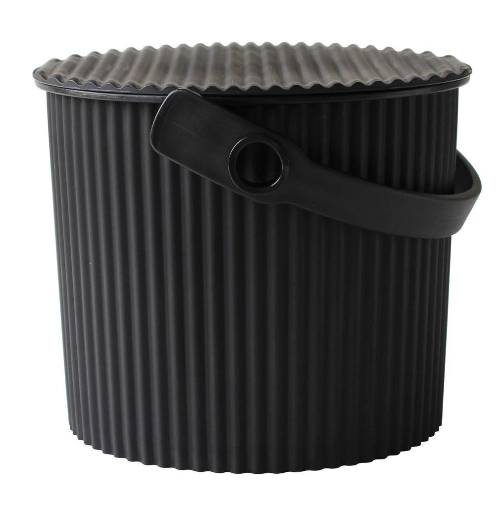Hachiman Aufbewahrungseimer Omnioutil Mini, Kunststoff, Schwarz, 4 L, 236382