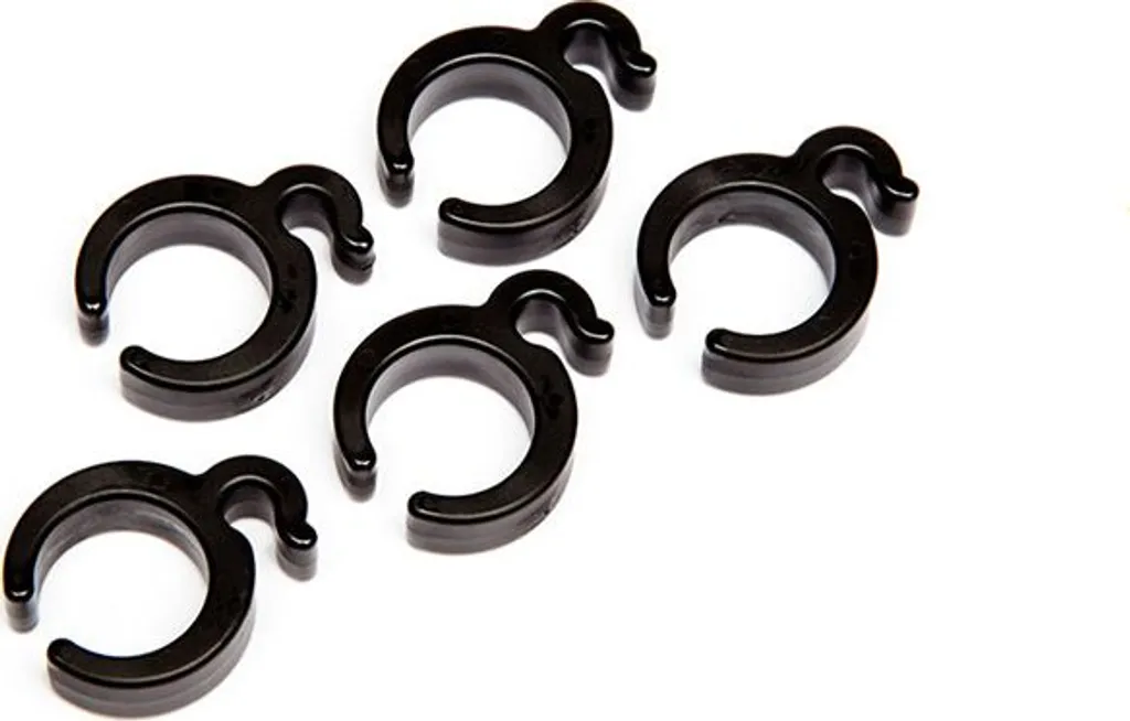 Clips de Fixation Boompole Robustes pour Câbles XLR en Finition Noire