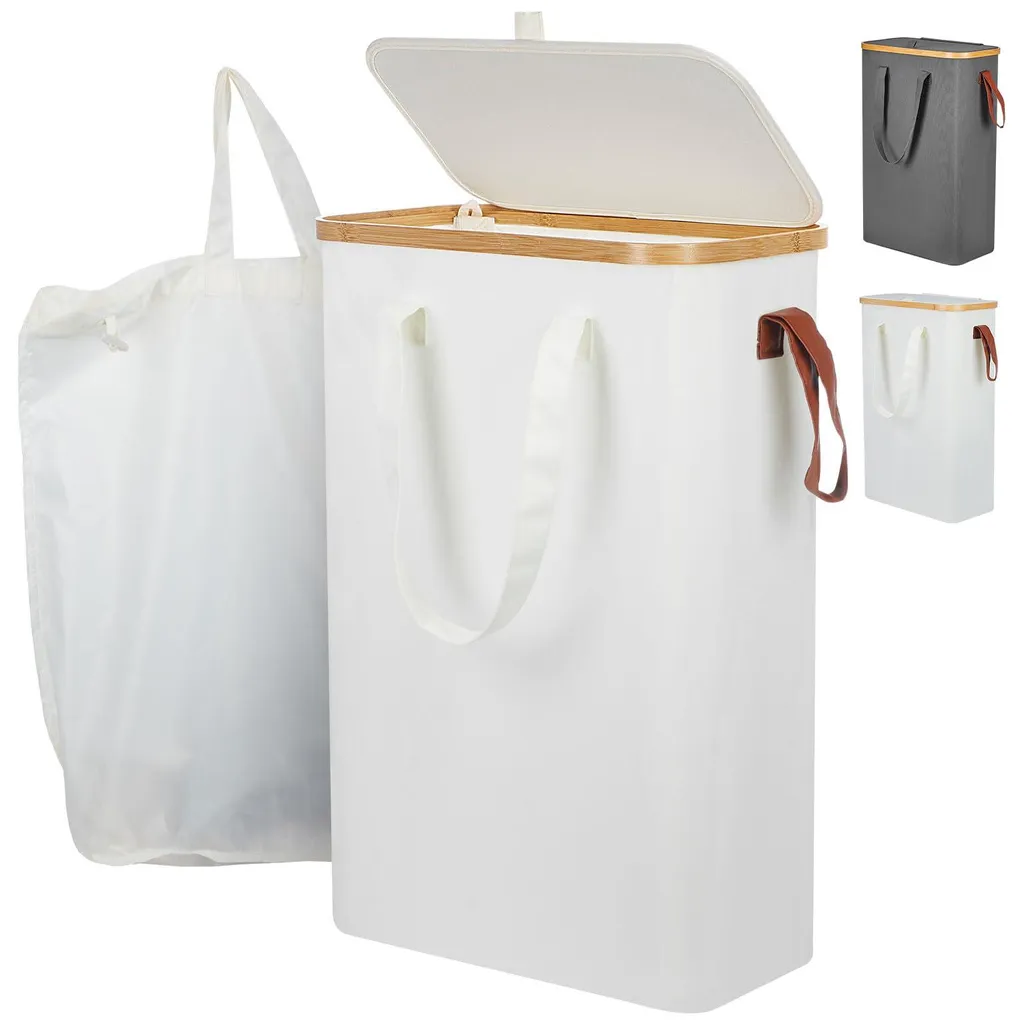Panier à linge pour caravane et studio étudiant format mince pliable