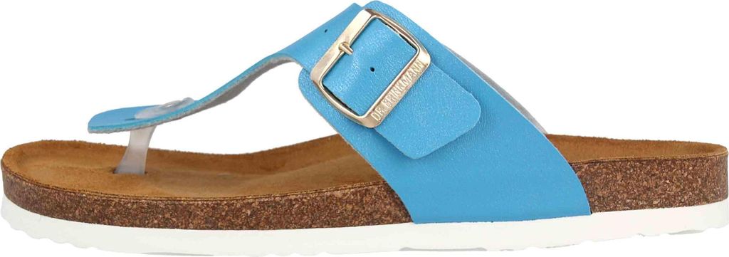 Dr. Brinkmann Zehentrenner in Übergrößen Blau 701475-51 große Damenschuhe
