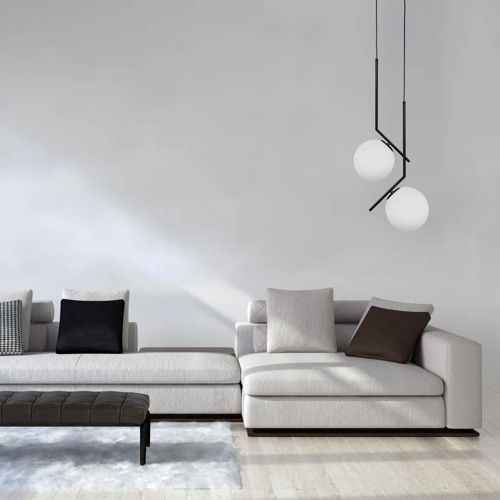 Luminaire Suspension E27 Pelota Idéal pour Éclairage de Table à Manger