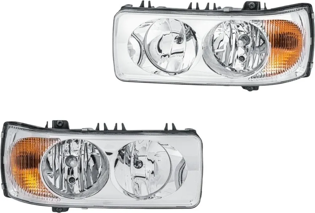 Phares HELLA 24V pour DAF CF - Optiques H7 H1 halogène gauche W5W P21W