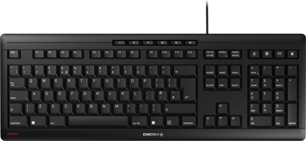 Cherry STREAM KEYBOARD - Tastatur - USB - GB