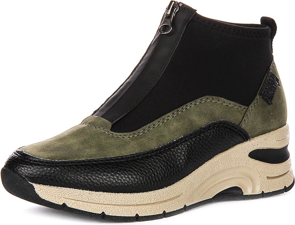 Botki damskie Rieker N9362-54 grun comb 39 Zdjęcie produktu 43