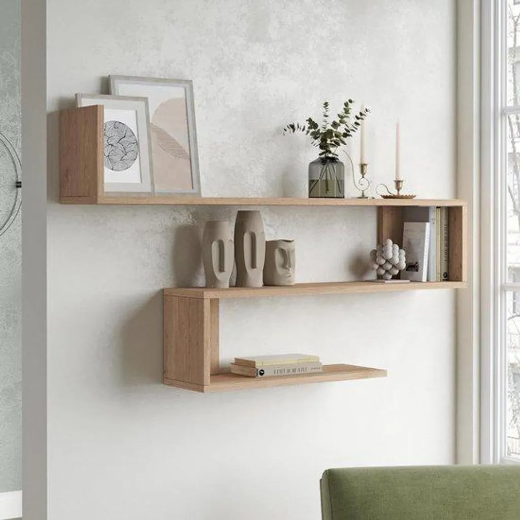 Habillage mural bois chêne Kitee dimensions 120x145x715 cm haut de gamme