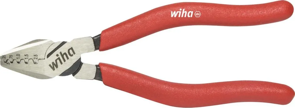 Outil de sertissage Wiha 28330 pour fils électriques 0.25-2.5 mm²