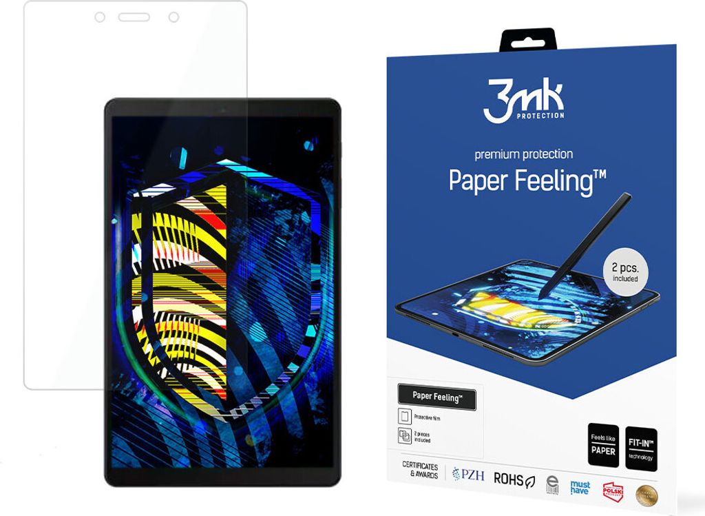 3mk Display Schutzfolie Paper Feeling für Samsung Galaxy Tab A SM-T295 transparent