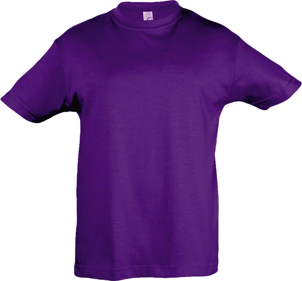 SOLS Kinder Regent T-Shirt, Kurzarm PC357 (10 Jahre (140)) (Dunkelviolett)