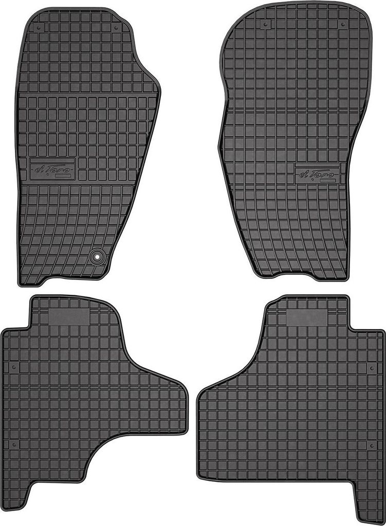 2007-2013 Jeep Cherokee KK Maty podłogowe gumowe czarne 4 Zdjęcie produktu 