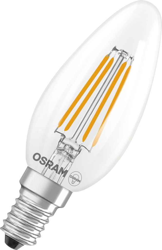 OSRAM 4099854445675 Dimmbare LED-Lampen, klassische Minikerzenform 3.4 W 470 lm