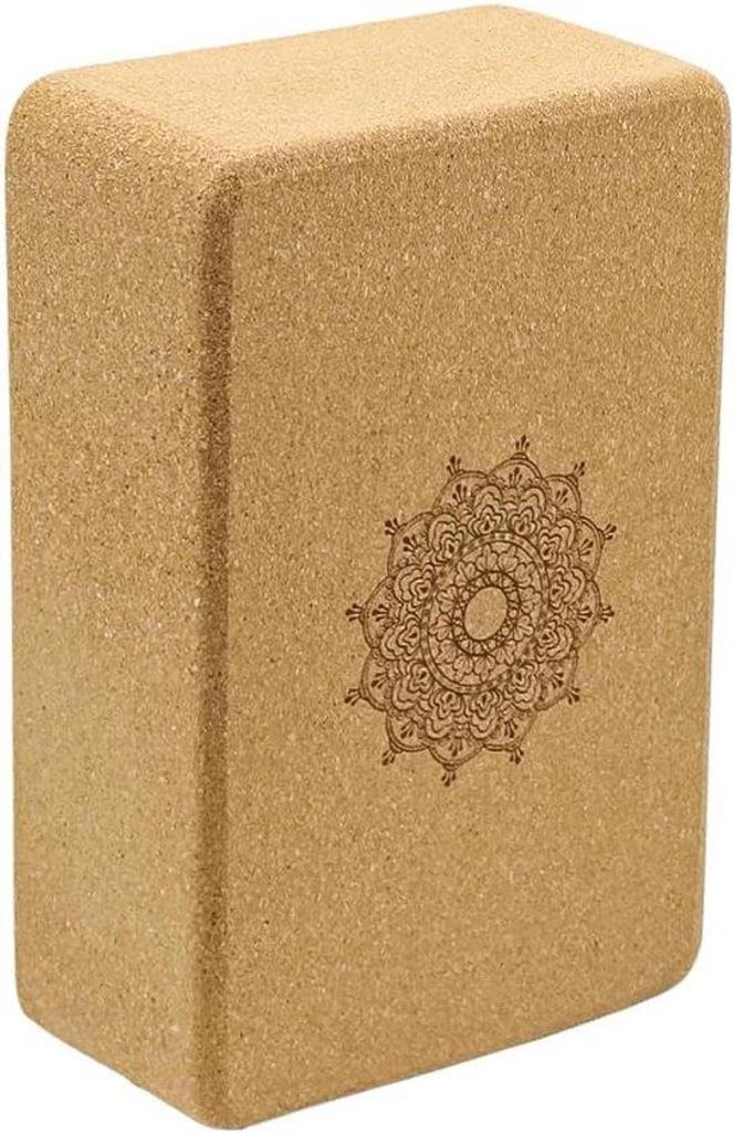 Ökologischer Kork-Stützblock für Damen - 22,5 x 14,5 x 7,5 cm - Umweltgerechter Yoga-Stütz für Yoga, Pilates und Dehnübungen