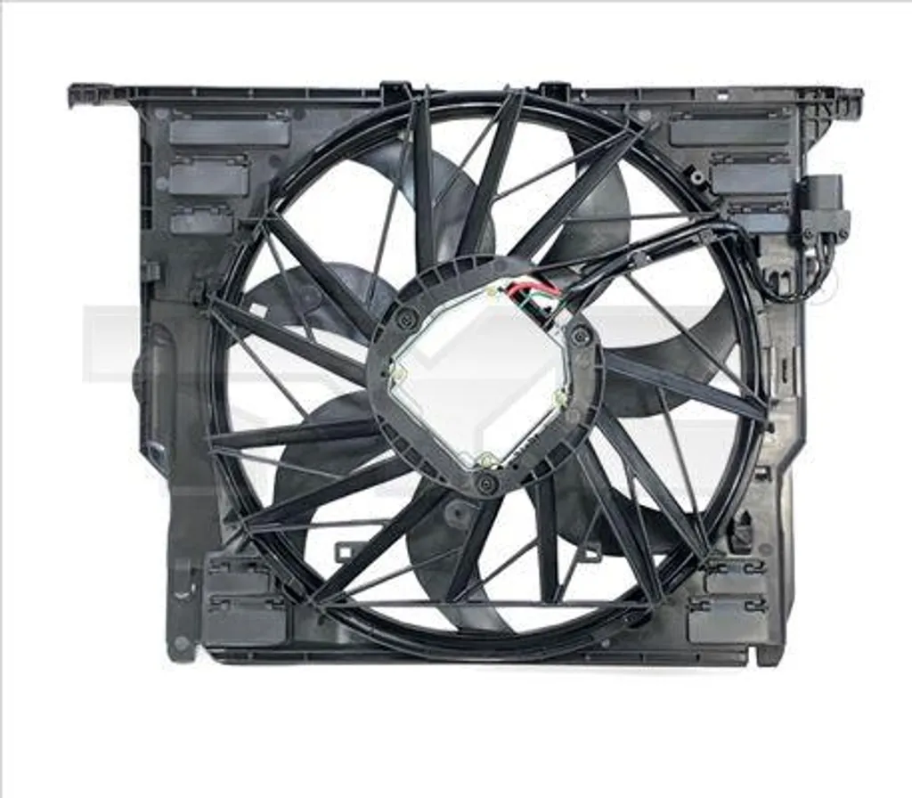 Ventilateur radiateur robuste TYC 803-0021, compatible BMW 17417589031