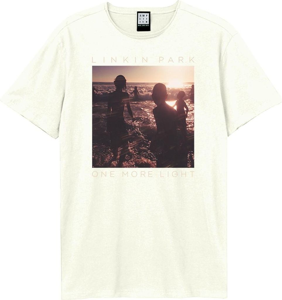 Amplified - "One More Light" T-Shirt für Herren/Damen Uni GD3365 (XL) (Altweiß)