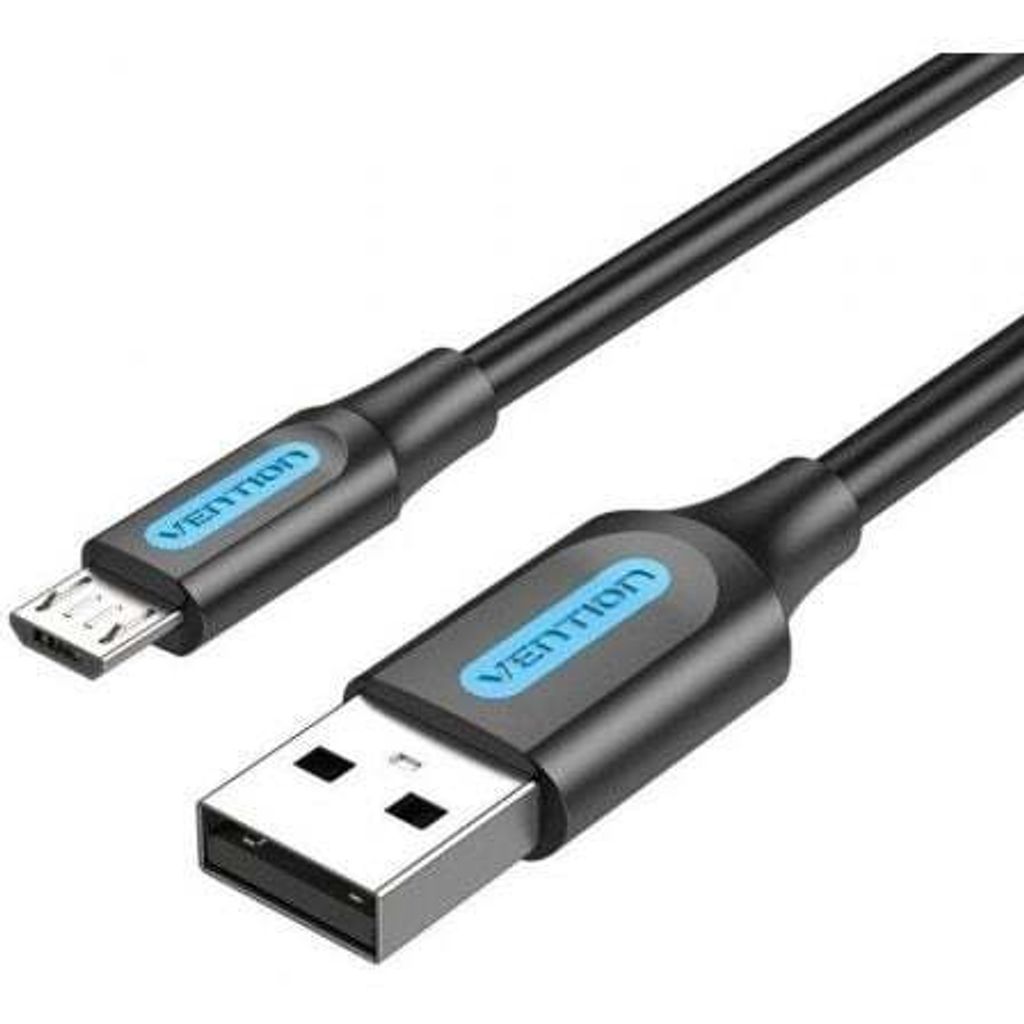 Kabel Vention COLBI, USB-A 2.0 auf Micro-B, 3A, 3m, schwarz