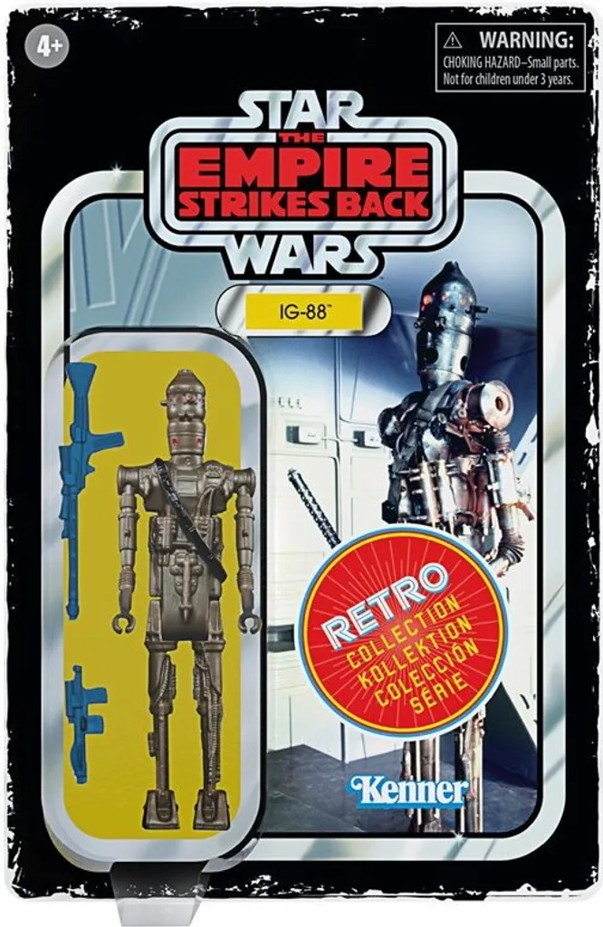 Star Wars Retro Collection Épisode V Figurine IG-88 Dorée 9.5 cm