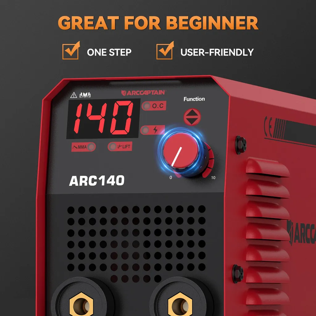 Soudeuse ARC Inverter Nomade - Poste de Soudure à l'Électrode Enrobée 220V - 3