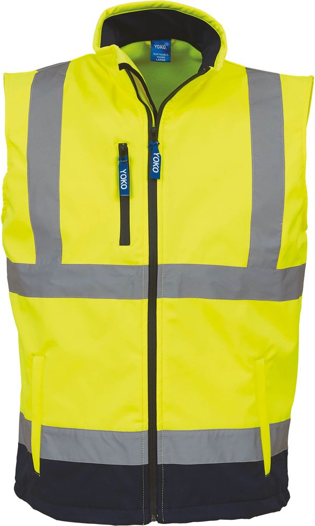 Yoko Fluo Softshell Bodywarmer
