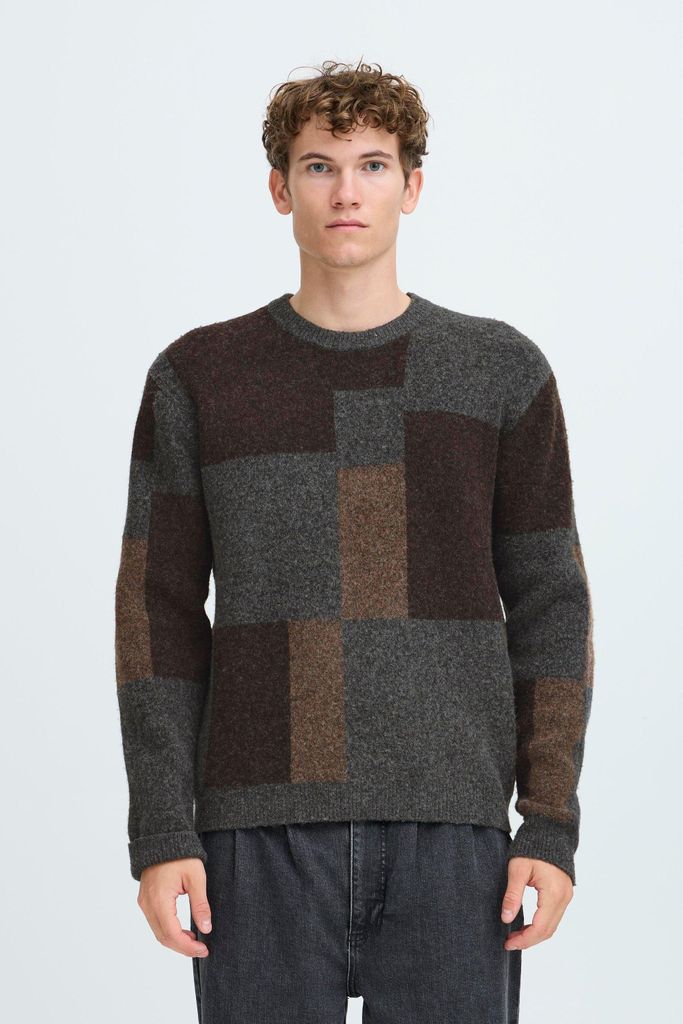 Casual Friday CFWIREN Herren Pullover 68% Polyester, 19% Viskose, 9% Wolle, 4% Elasthan relaxed fit