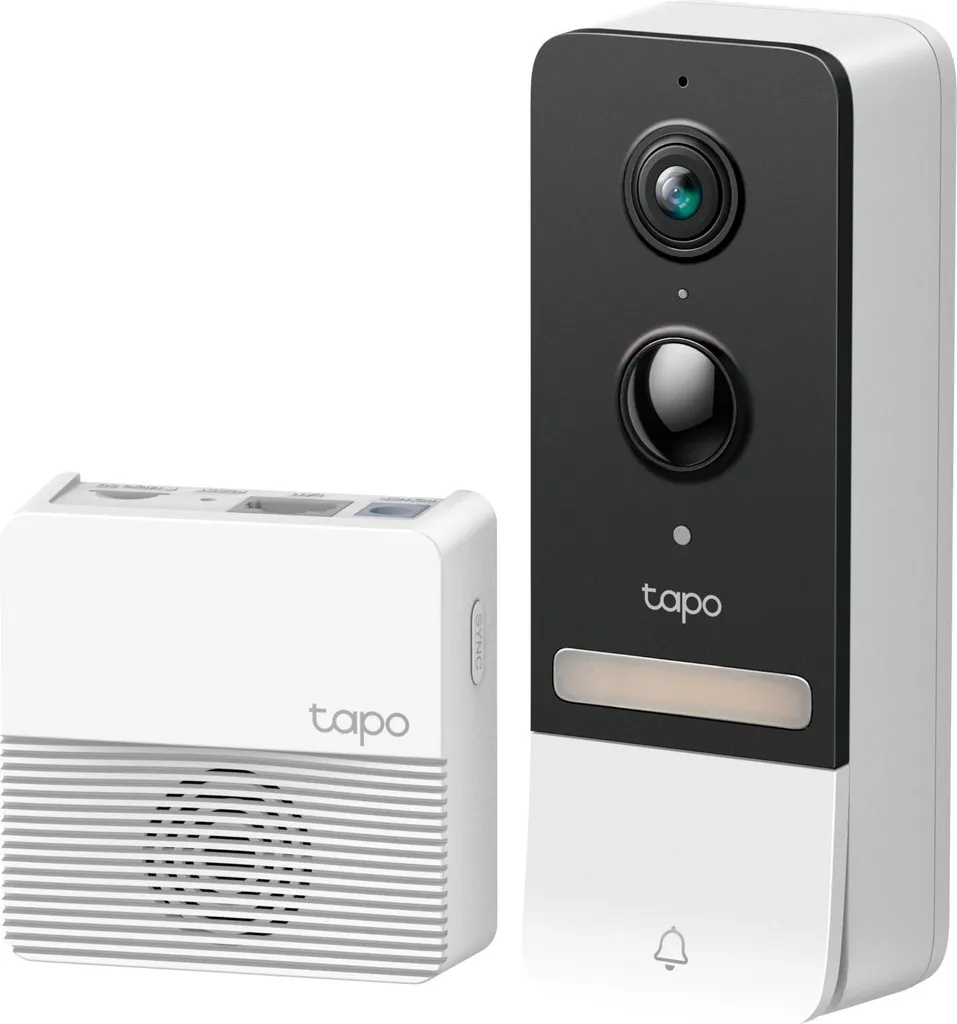Sonnette Connectée Sans Fil Tapo D230S1 avec Vision Nocturne Couleur