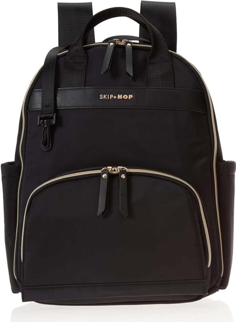 Skip Hop Enviluxe Windelrucksack Schwarz Schwarz One Size