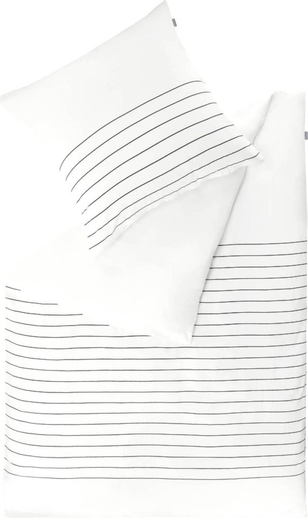 MUSTERRING Renforcé Bettwäsche SIMPLE Weiß 155 x 220 cm