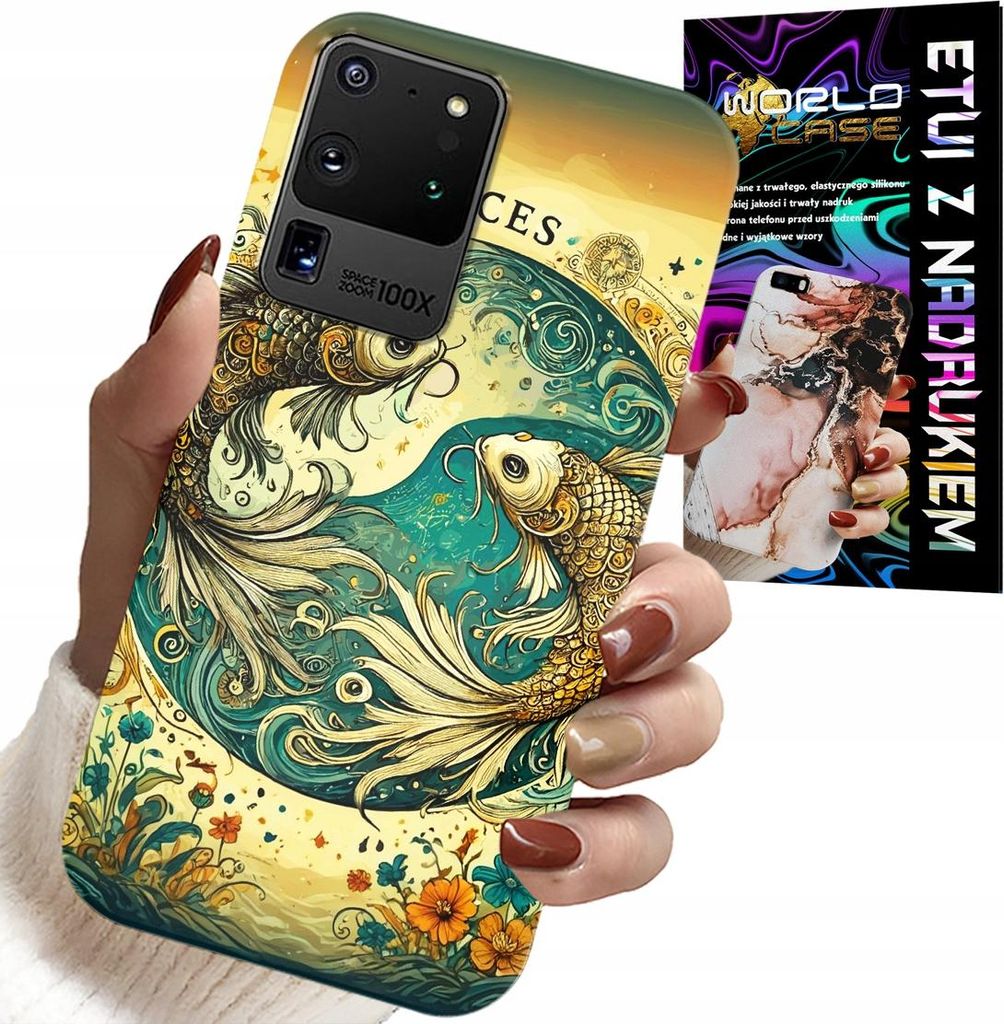 ETUI FÜR SAMSUNG GALAXY S20 Ultra - ZODISCHE ZEICHEN, FISCH-ASTRONOMIE + DATEI