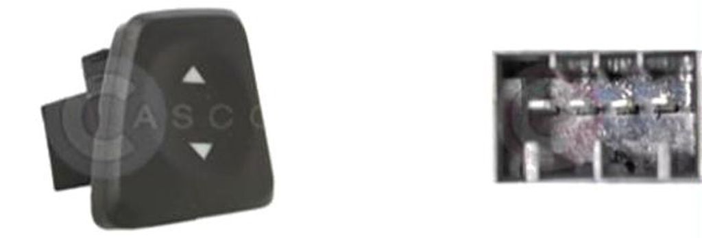 CASCO CWR74044GS Fensterheberschalter für FIAT 500 (312) Fensterheber Schalter