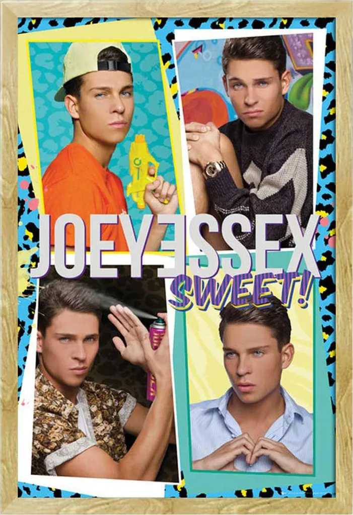 Affiche Joey Essex Sweet sous cadre Shinsuke MDF hêtre qualité acrylique