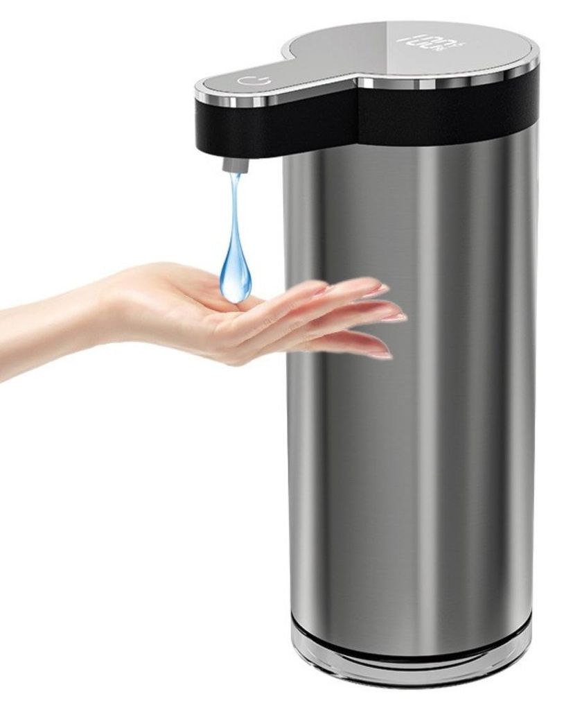 INF Automatische, contactloze zeepdispenser van roestvrij Productafbeelding 