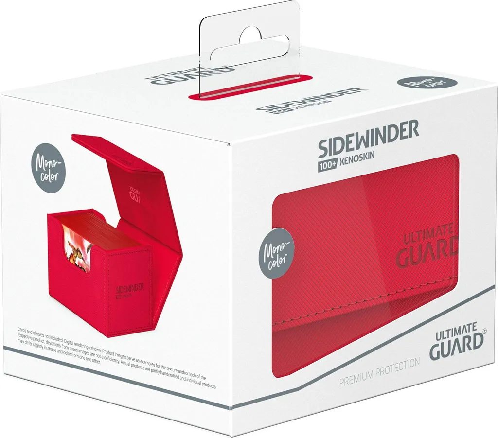 Ultimate Guard Sidewinder 100+ Xenoskin Rosso - Resistente e Pratico - 8