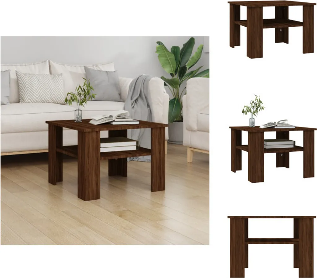 Crea la tua Oasi di Relax: Tavolino vidaXL Rovere Marrone 60 cm